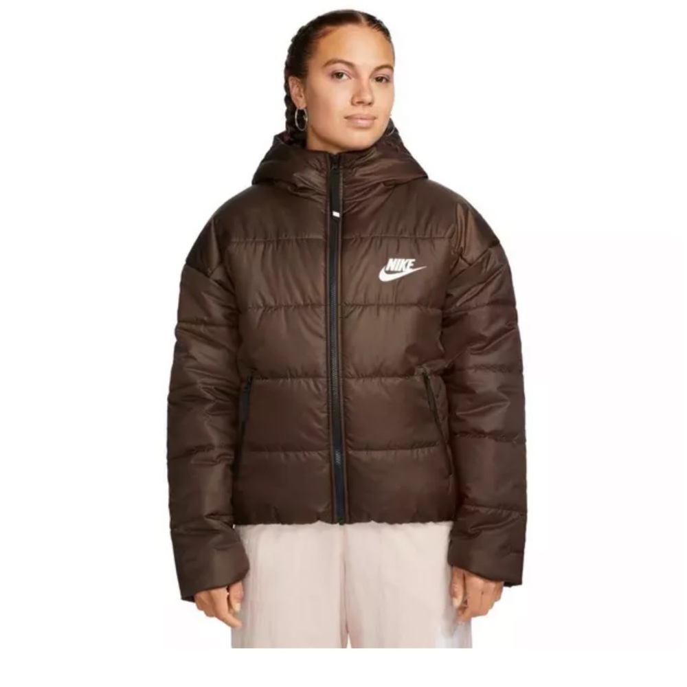 Nike Puffer Jacket Brown